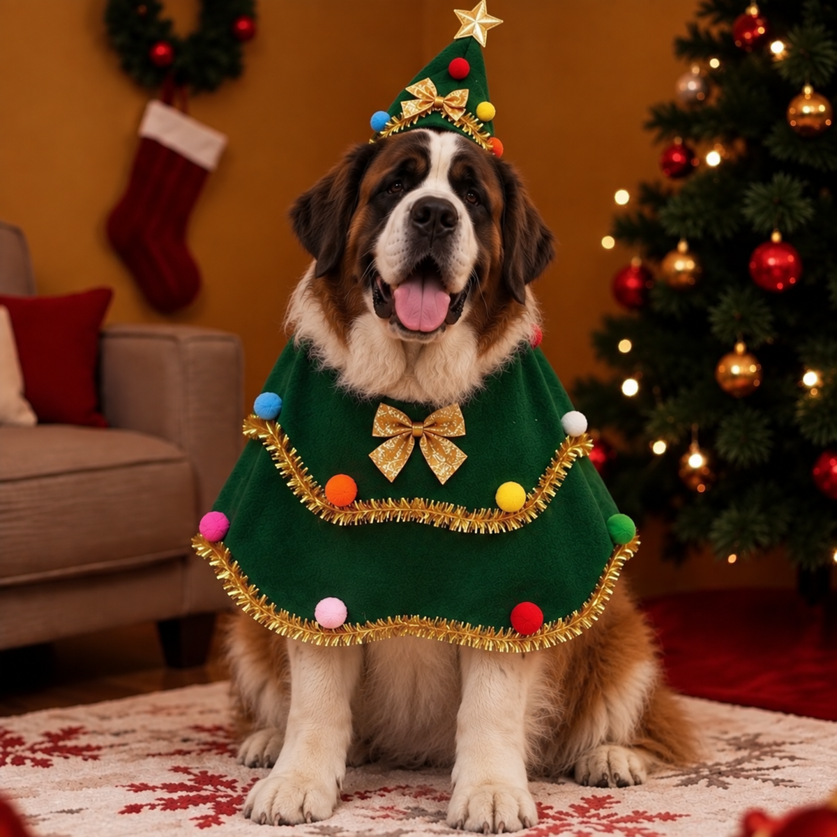 Christmas Dog Costume